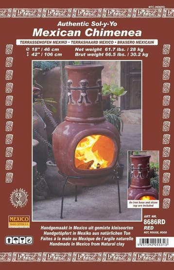 Mexicaanse Tuinhaard SOL-Y-YO amigos 8686 bruin/rood, Tuin en Terras, Tuinhaarden, Ophalen of Verzenden, Nieuw