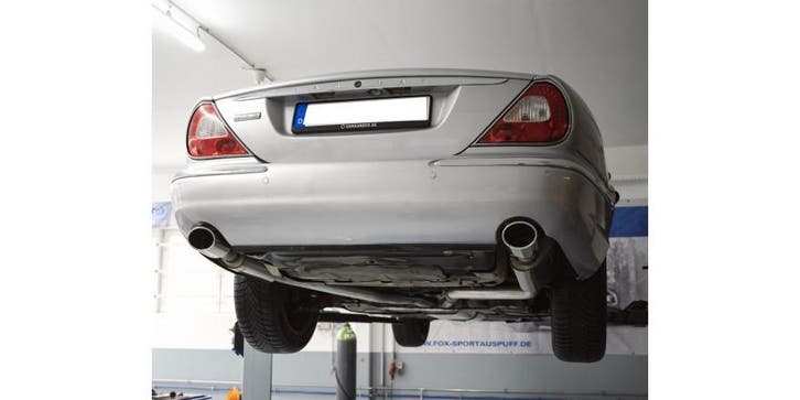 FOX Jaguar XJ - X350 einddemper rechts/links - 115x85 type 4, Auto-onderdelen, Uitlaatsystemen, Nieuw, Verzenden