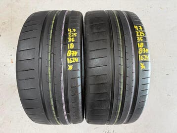 225/35/18 87Y Hankook zomerbanden 4.7mm, Ophalen, 18 inch, Gebruikt, Band(en)