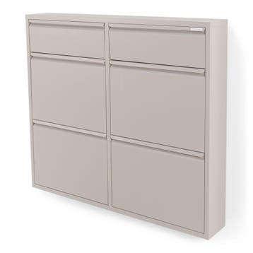 Spinder Design Billy 6 schoenenkast - silky taupe, Verzenden, Nieuw