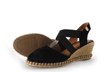 Verbenas Espadrilles in maat 38 Zwart, Kleding | Dames, Verzenden, Zwart, Verbenas, Gedragen