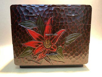 Naaidoos - Hout - Vintage naaidoos, Antiek en Kunst