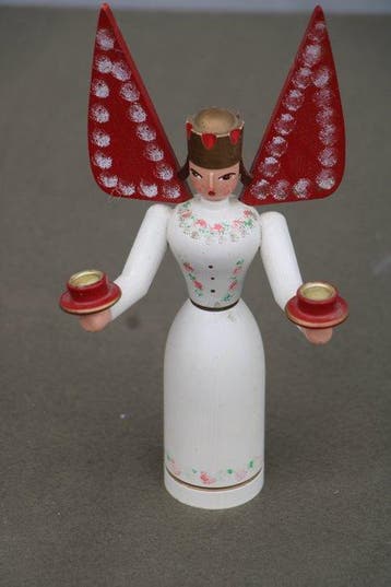 Seiffen, Efzgebirge: Lichterengel - Figuur - Traditionele, Nieuw