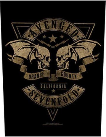 Avenged Sevenfold - Orange County - Backpatch off. merch., Ophalen of Verzenden, Nieuw, Kleding