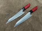 Keukenmes - Chefs knife - Professionele Japanse D2 staal, Antiek en Kunst