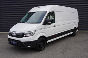 MAN TGE 160pk RWD Automaat L4H3/L3H2 LED 3500kg Trekgewicht, Automaat, Gebruikt, MAN, Wit