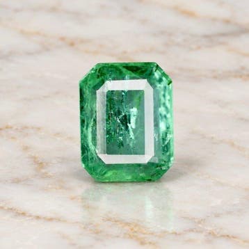 Zonder minimumprijs Groen Smaragd - 1.38 ct - International, Nieuw