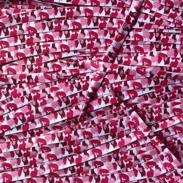Bape veters - Roze • 120  cm x 8 mm, Ophalen of Verzenden, Nieuw