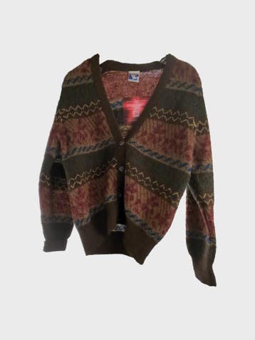YESSICA Trui Dames maat S Bruin Vintage, Bruin, Ophalen of Verzenden, Zo goed als nieuw, Maat 36 (S)