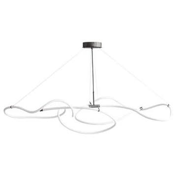 101 Copenhagen Ghost Chandelier, Big - Neon - Hanglamp -, Ophalen of Verzenden, Zo goed als nieuw, Glas, Scandinavisch