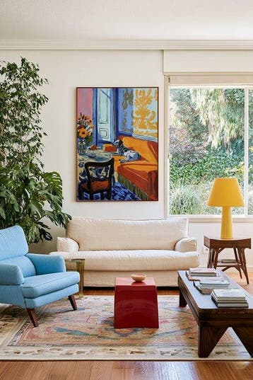 E. García - Perro en el sofá XL, Antiek en Kunst, Kunst | Schilderijen | Modern