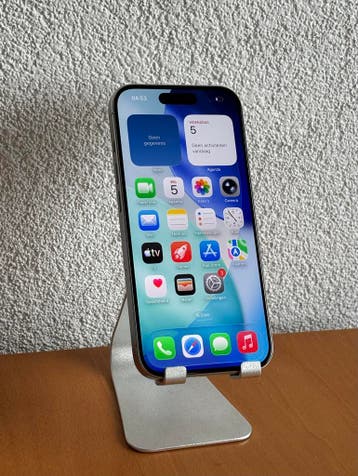 Apple iPhone 15 Pro Max 256GB Wit / Garantie / Nette staat, 256 GB, Wit, IPhone 15 Pro Max, Refurbished