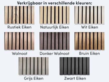 UITVERKOOP ACTIE Akoestische wandpanelen OP=OP, Ophalen of Verzenden, Nieuw