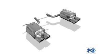 FOX Mercedes SLK type 171 - 4/6 cilinder einddemper rechts/l, Verzenden, Nieuw