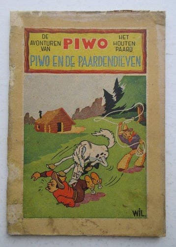 Piwo 2 - en de paardendieven - 1 Album - Eerste druk - 1944, Nieuw