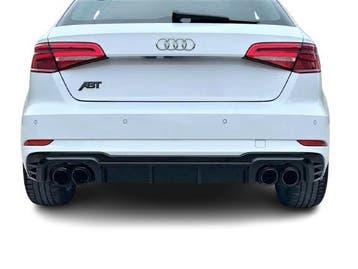 Diffuser A3 S3 8V | ABT Look | HATCHBACK S-LINE 16-19, Nieuw, Achter, Bumper, Audi
