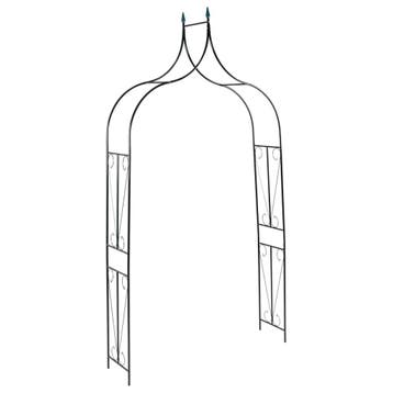 vidaXL Tuinboog 142x37x275 cm ijzer donkergroen, Tuin en Terras, Palen, Balken en Planken, Verzenden, Nieuw