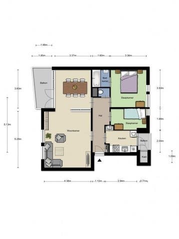 Te Huur 4 Kamer Appartement Zuiderparkweg In Den Bosch, Den Bosch, Noord-Brabant, Direct bij eigenaar, Appartement