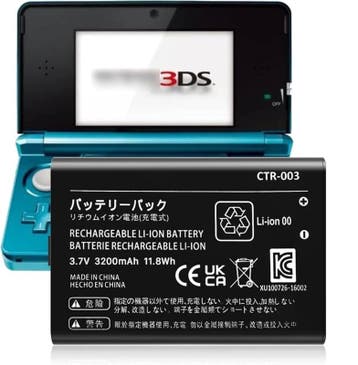 Nintendo 3DS Accu (1e model 3DS) (Third Party) (Nieuw), Spelcomputers en Games, Spelcomputers | Nintendo 2DS en 3DS, Ophalen of Verzenden