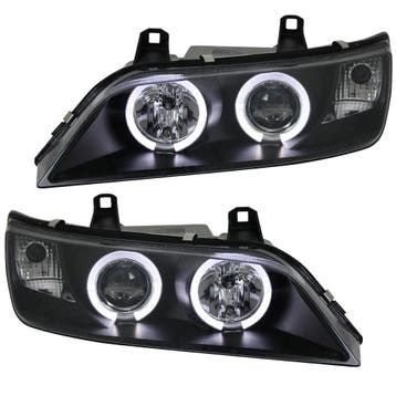 BMW Z3 Angel Eyes Koplampen Zwart Design B1887, Auto-onderdelen, Nieuw, BMW