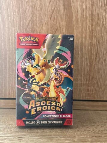 Pokémon - 1 Booster box - Bundle ascesa eroica ITA - Mega, Nieuw