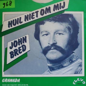 vinyl single 7 inch - John Bred - Huil Niet Om Mij, Verzenden, Zo goed als nieuw, 7 inch, Pop