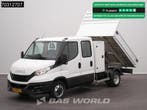 Iveco Daily 35C14 Dubbel Cabine Kipper met Kist Dubbellucht, Stof, Gebruikt, Euro 6, Iveco