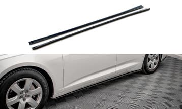 Zijskirts Audi A6 C8 Maxton Glans Zwart, Ophalen of Verzenden, Nieuw