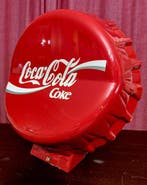 Coca-Cola - Coca-Cola, Grote emaille dop, Bar-dispenser -