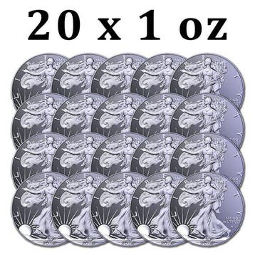Verenigde Staten. 20 x 2025 1 oz American Titanium Eagle