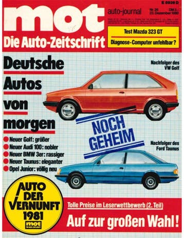 1980 MOT AUTO JOURNAL MAGAZINE 26 DUITS, Nieuw, Author