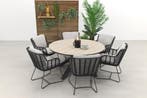 4 Seasons Fabrice / GI Edison 148 cm. - ronde tuinset, Verzenden, Nieuw, Overige materialen, Tuinset