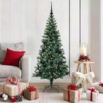 vidaXL Kunstmatig Voorverlicht Kerstboom Groen 150 cm PVC en, Verzenden, Nieuw