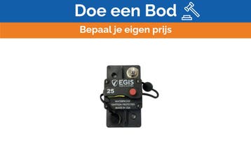 Bieden: Egis Mobile Electric 25A Marine Circuit Breaker 470, Watersport en Boten, Ophalen of Verzenden, Nieuw, Elektra en Verlichting