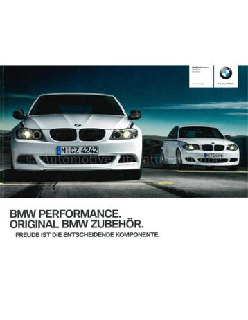 2010 BMW PERFORMANCE ACCESSOIRES BROCHURE DUITS, Boeken, Nieuw, BMW, Author