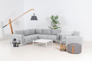 Flow. Doozy hoekbank lead chiné met loungestoel |, Ophalen of Verzenden, Nieuw