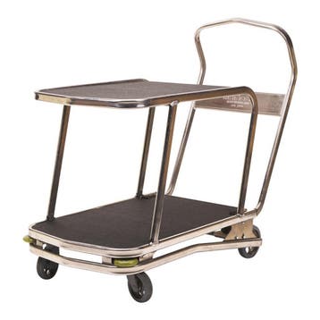 Plateauwagen Matador Alu M met Rem 2 Niveaus, Doe-het-zelf en Verbouw, Transportwagens, Verzenden, Nieuw