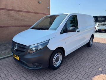 Mercedes-Benz Vito L2H1 | Financial Lease voor 210 p/mnd, Stof, Gebruikt, Overige carrosserieën, Wit