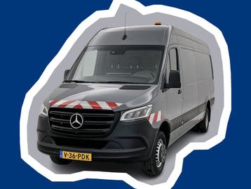 Zakelijke Lease |  Mercedes-Benz Sprinter 519 3.0 CDI L3H2 V, Automaat, Gebruikt, Diesel, Zilver of Grijs