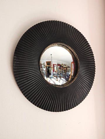 Wandspiegel- Heksenoog / Butler - Glas, Hars - Donkere bolle
