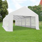 Partytent / Paviljoen Gala - 4 x 10 meter - Wit - Incl. Zijw, Verzenden, Nieuw