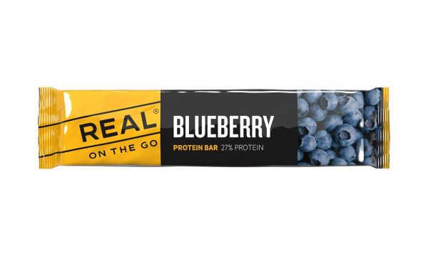 Blueberry and Blackberry Protein Bar - Real on the Go, Diversen, Levensmiddelen