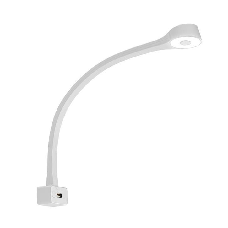 LED Lamp met Zwanenhals F Flexibel 12V Wit, Caravans en Kamperen, Kampeeraccessoires, Nieuw