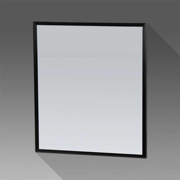 Spiegel Topa Silhouette 60x70x2.5 cm Aluminium Zwart, Ophalen of Verzenden, Nieuw