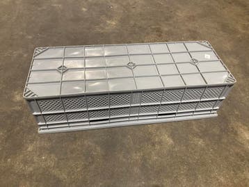 grote stapelbakken 105x40x30 cm magazijnbak krat gebruikt, 100 cm of meer, Minder dan 35 cm, Zo goed als nieuw, Minder dan 40 cm