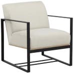 De Rebellenclub Salo Fauteuil - Beige, Huis en Inrichting, Fauteuils, Japandi, 75 tot 100 cm, Ophalen of Verzenden, Zo goed als nieuw