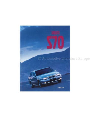 1997 VOLVO S70 BROCHURE DUITS, Nieuw, Volvo, Author