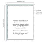 Wissellijst Hout Wit - Polystyreen - Maatwerk Calculator, Audio, Tv en Foto, Fotografie | Fotolijsten, Nieuw