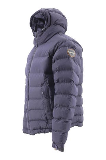 Napapijri Winterjas in maat L Blauw, Kleding | Heren, Verzenden, Zo goed als nieuw, Blauw, Napapijri
