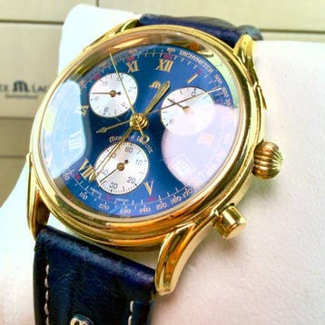 Maurice Lacroix - Les Classiques Chronograph 18k Goldplated, Nieuw